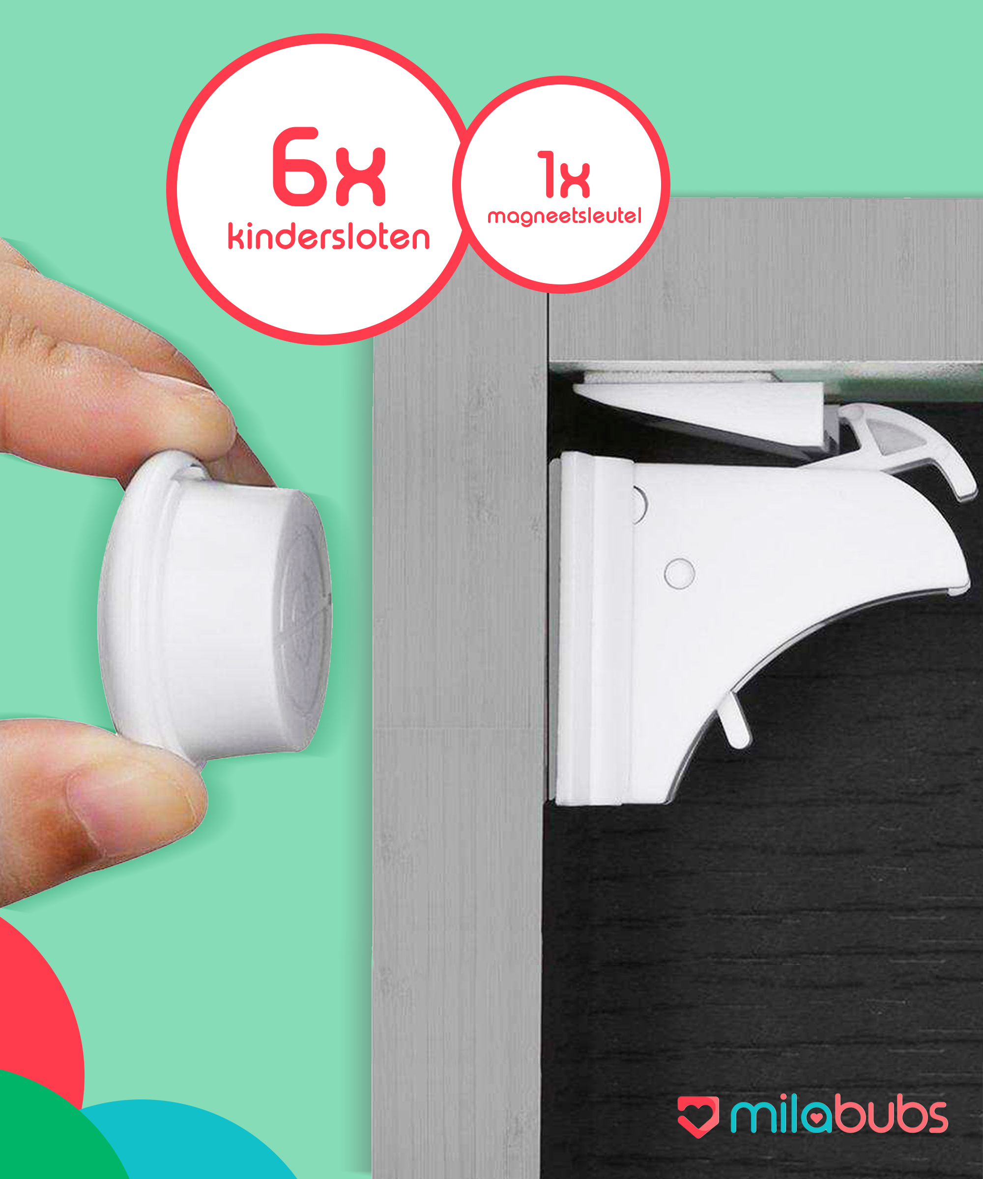 Milabubs Kinderslot Magneet Hoofdfoto