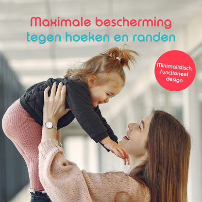 Hoekbeschermers Baby Foam - Set van 12 - Zwart