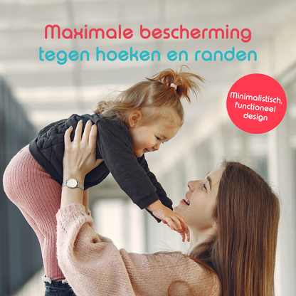 Hoekbeschermers Baby Foam Set van 12 - Bruin
