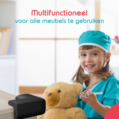 Hoekbeschermers Baby Foam Set van 12 - Bruin