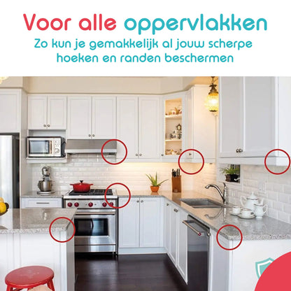 Hoekbeschermers Baby Foam - Set van 12 - Wit