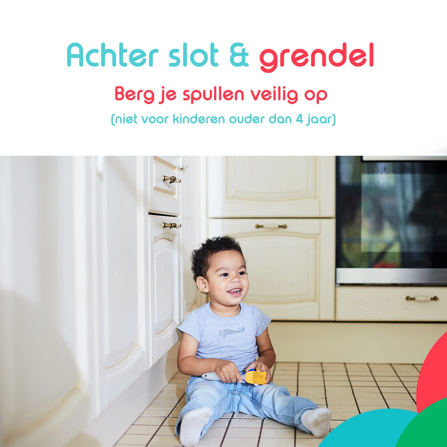 Kinderslot Kastjes - Kastbeveiliging voor Kinderen - 12 Stuks - Zwart